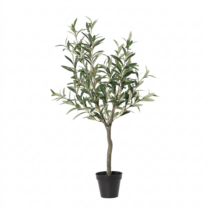 Willow &amp; Silk 120cm Potted Artificial Swan Hill Olive Tree