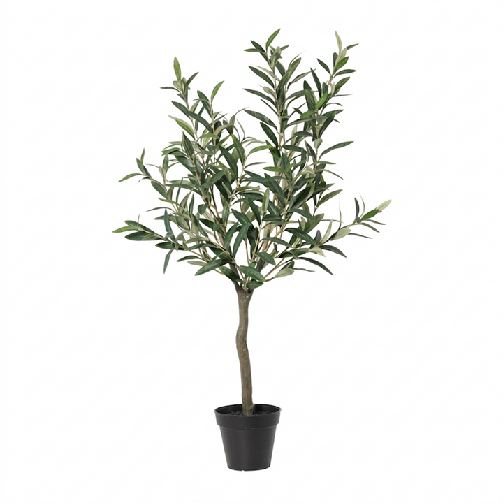 Willow &amp; Silk 120cm Potted Artificial Swan Hill Olive Tree