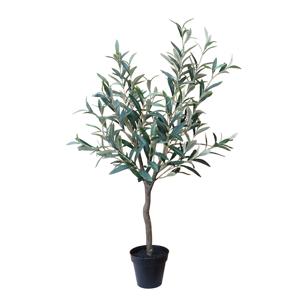 Willow &amp; Silk 120cm Potted Artificial Swan Hill Olive Tree