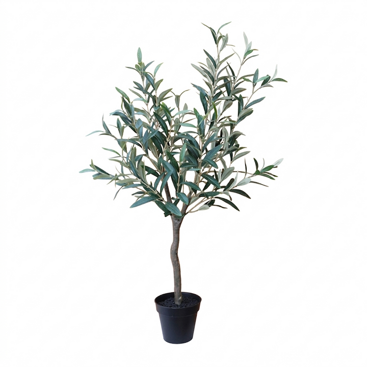 Willow &amp; Silk 120cm Potted Artificial Swan Hill Olive Tree