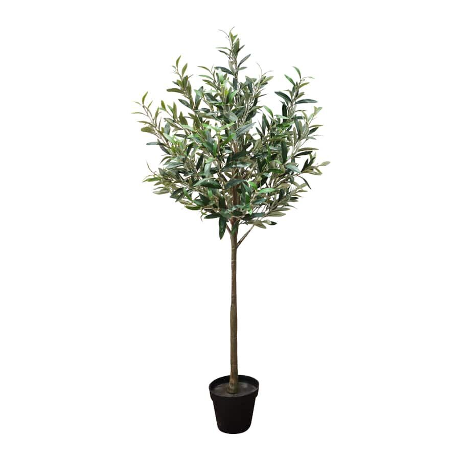 Willow &amp; Silk 80cm Potted Artificial Olive Tree