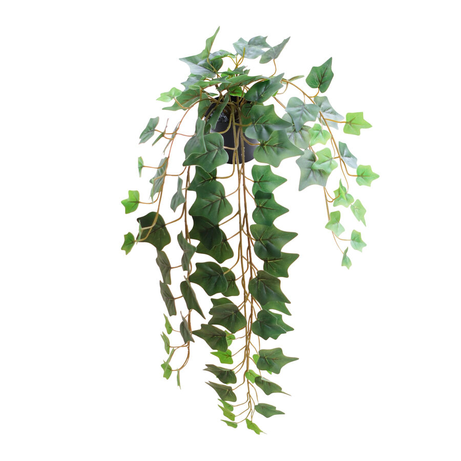 Willow &amp; Silk 70cm Potted Artificial Elegent Hanging Ivy