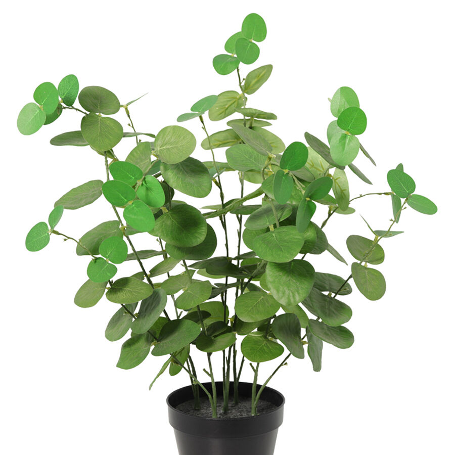 Willow &amp; Silk 48cm Potted Artificial Leafy Serenity Eucalyptus