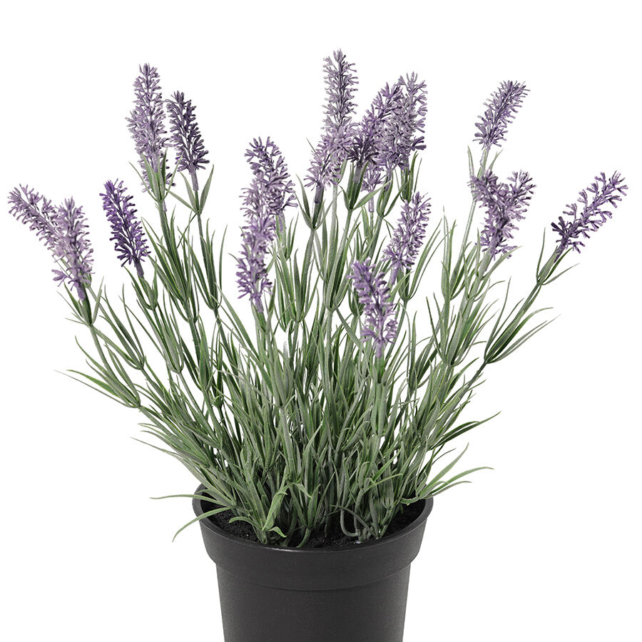 Willow &amp; Silk 40cm Potted Artificial Elegant Lavender Plant