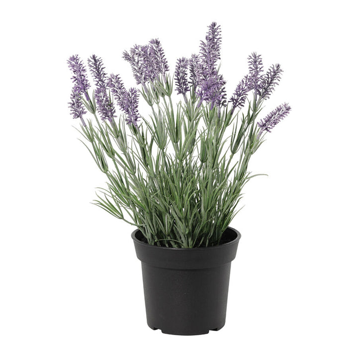 Willow &amp; Silk 40cm Potted Artificial Elegant Lavender Plant