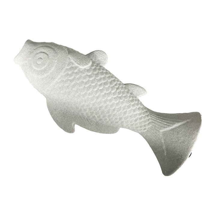 Willow &amp; Silk Ceramic 30cm Contemporary White Fish Vase/ Ornament/ Planter