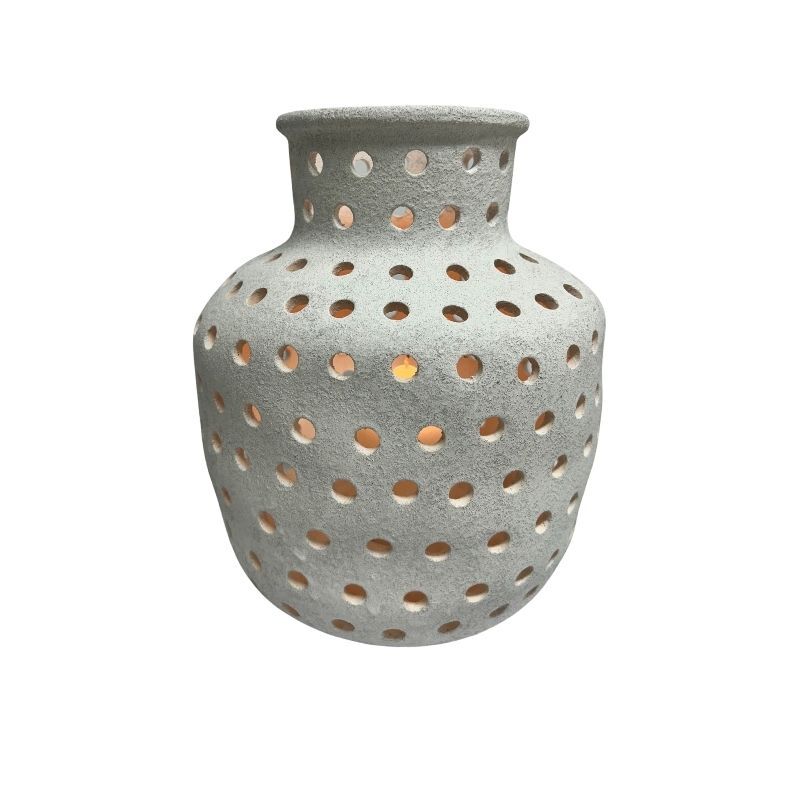 Willow &amp; Silk Decorative Centrepiece/Dried Flower Vase 23x23x25.5cm