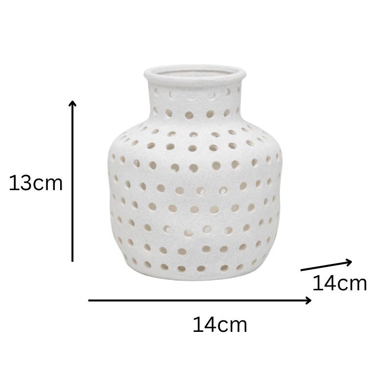 Willow &amp; Silk Decorative Centrepiece/Dried Flower Vase 23x23x25.5cm