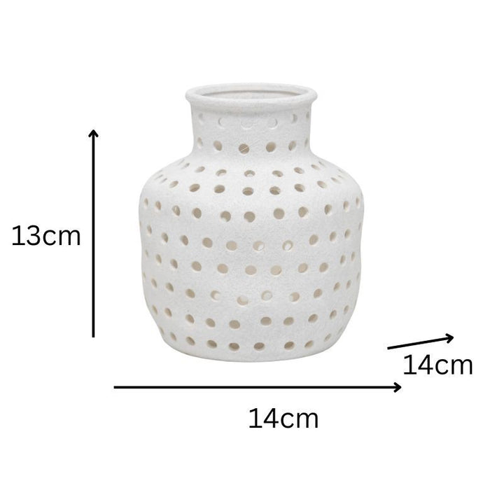 Willow &amp; Silk Decorative Centrepiece/Dried Flower Vase 23x23x25.5cm