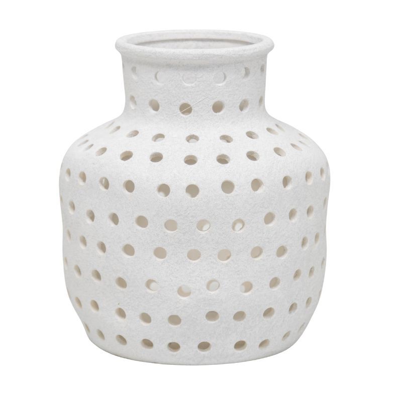 Willow &amp; Silk Decorative Centrepiece/Dried Flower Vase 23x23x25.5cm