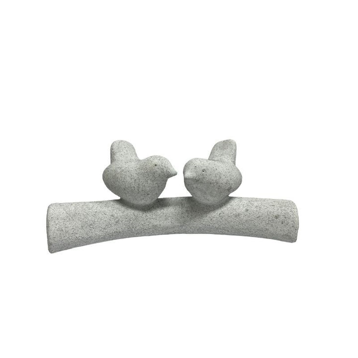 Willow &amp; Silk Contemporary 2 Birds On Branch Ornament 20x7x8.5cm