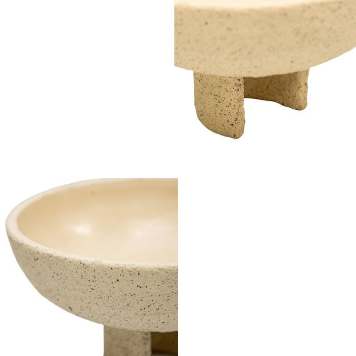 Willow &amp; Silk Contemporary Curve-Base Textured Bowl 25x25x14cm