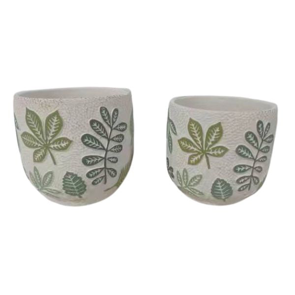 Willow &amp; Silk Leaf it to Me Pot Large 14 x 14 x 13 cm