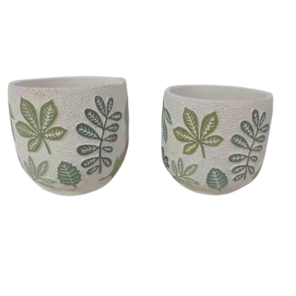 Willow &amp; Silk Leaf it to Me Pot Small 12.5 x 12.5 x 11.5 cm