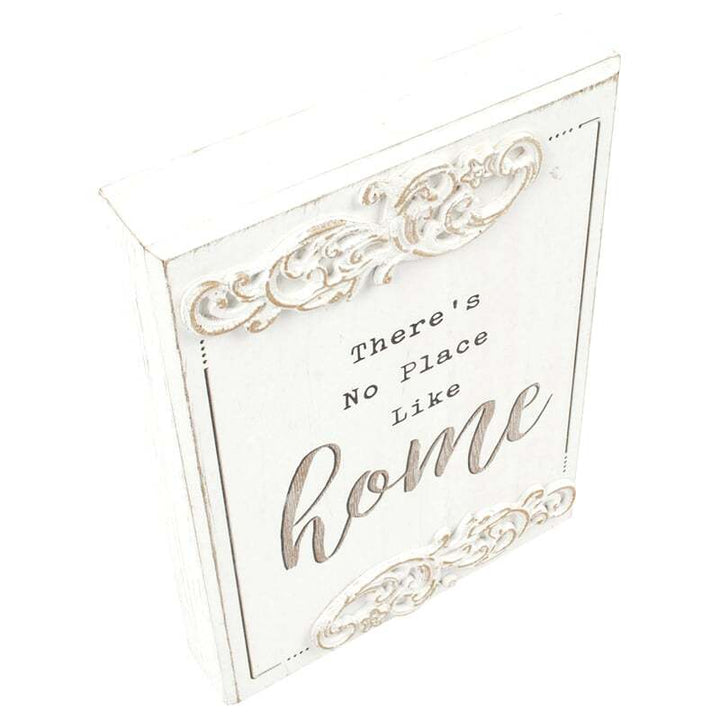 Willow &amp; Silk Plaque Sign 27.5cm White &