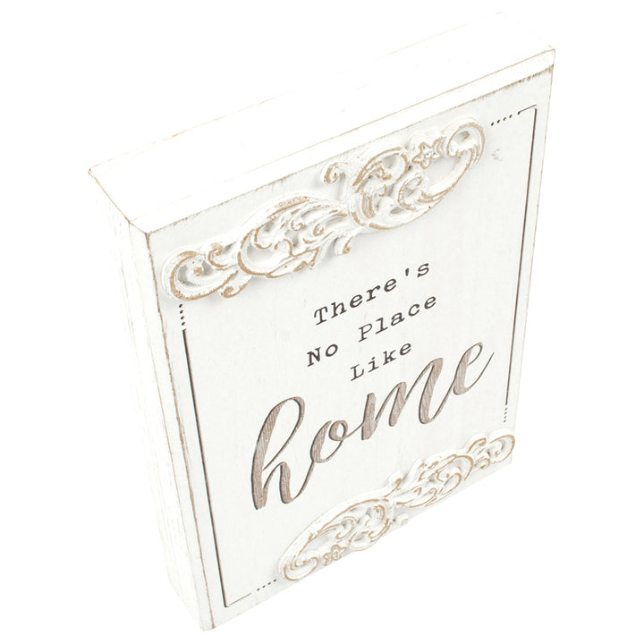 Willow &amp; Silk Plaque Sign 27.5cm White &