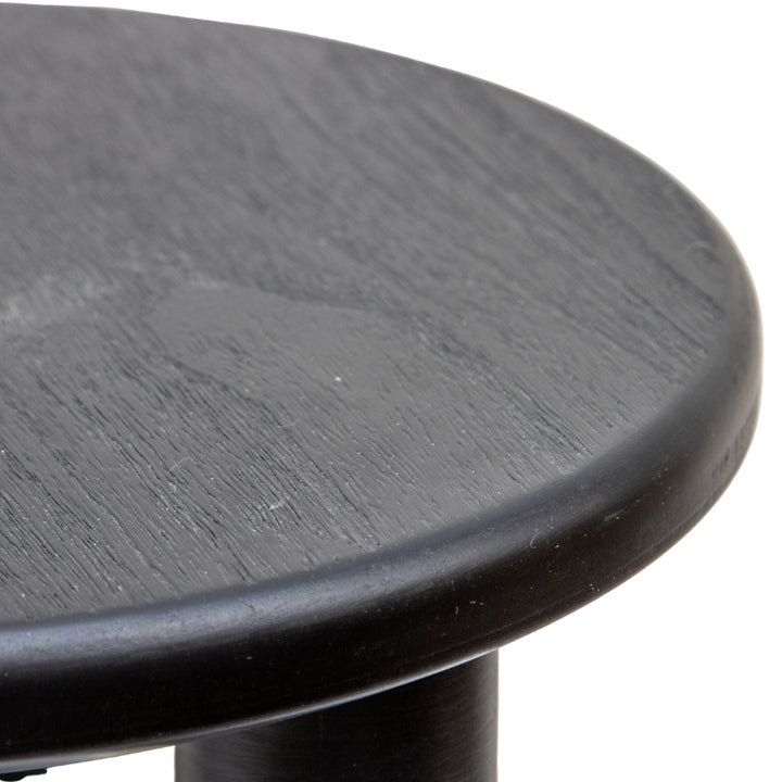 Willow &amp; Silk Wooden 39cm Black Avoca Coffee/Side Table/Furniture/Stool