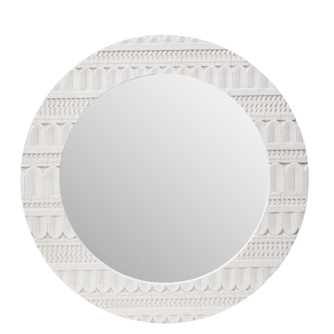 Willow &amp; Silk 70cm Round Layered Moulded Mirror 70*4*7