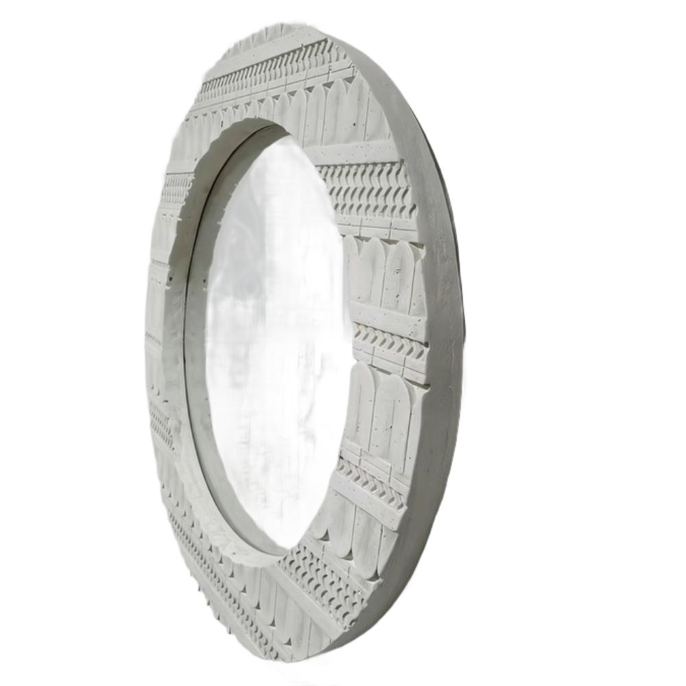 Willow &amp; Silk 70cm Round Layered Moulded Mirror 70*4*7