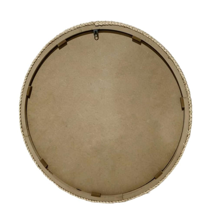 Willow &amp; Silk 70cm Round Mirror Woven 70*4*70