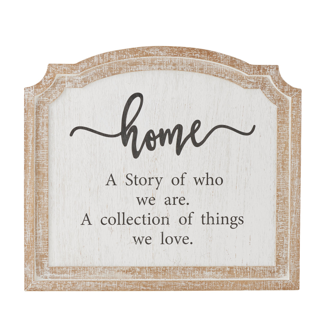 Willow &amp; Silk Wooden Home Wall Art 51*2*45