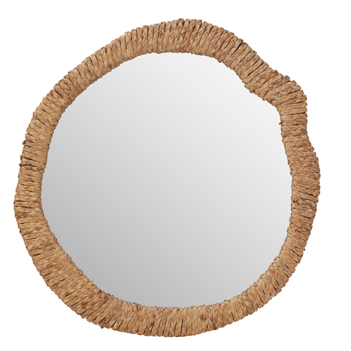 Willow &amp; Silk 70cm Abstract Woven Mirror 70*3.5*70
