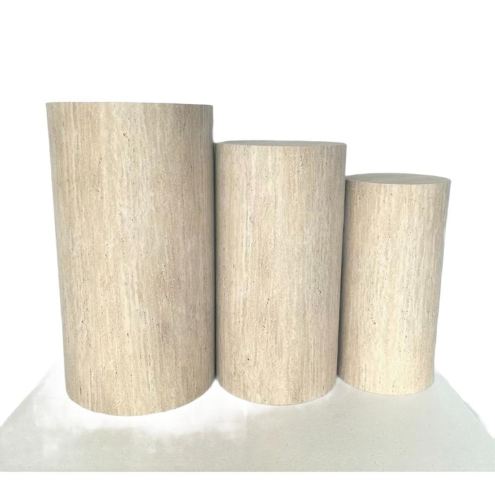 Willow &amp; Silk Set/3 Nested Pillar Displays 44*80/37*70