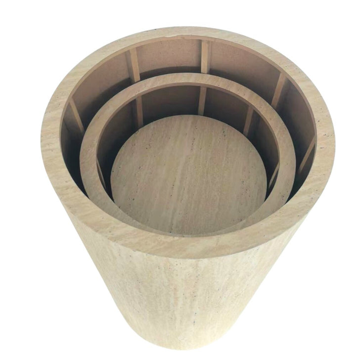 Willow &amp; Silk Set/3 Nested Pillar Displays 44*80/37*70