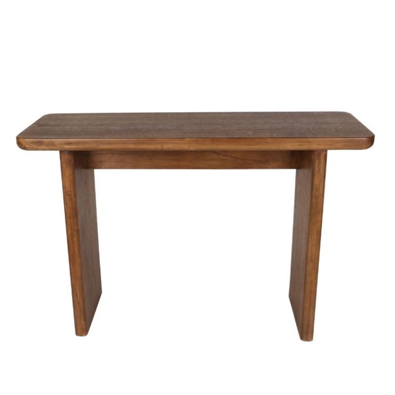 Willow &amp; Silk Console Table Mid Century Style 120cm Walnut