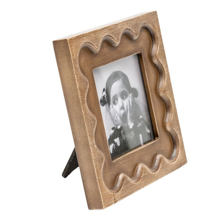 Willow &amp; Silk Photo Frame Designer 15.5x22.2x15.5cm Natural