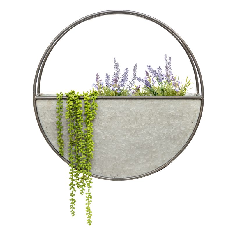 Willow &amp; Silk 60cm Floating Elemental Wall Planter 60x14cm