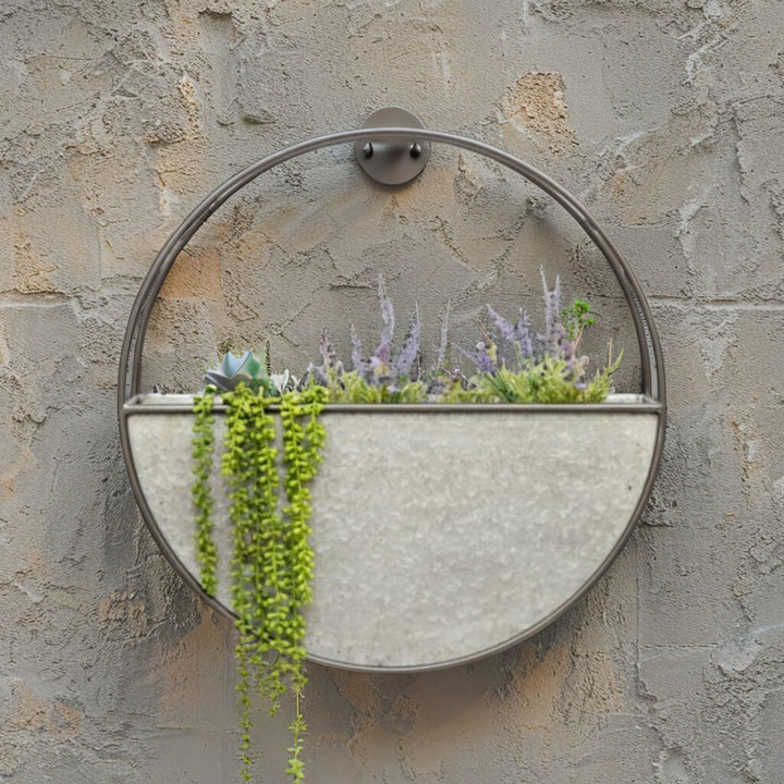 Willow &amp; Silk 60cm Floating Elemental Wall Planter 60x14cm