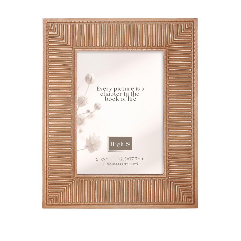 Willow &amp; Silk Linear 5x7 Photoframe 20x1.35x25cm