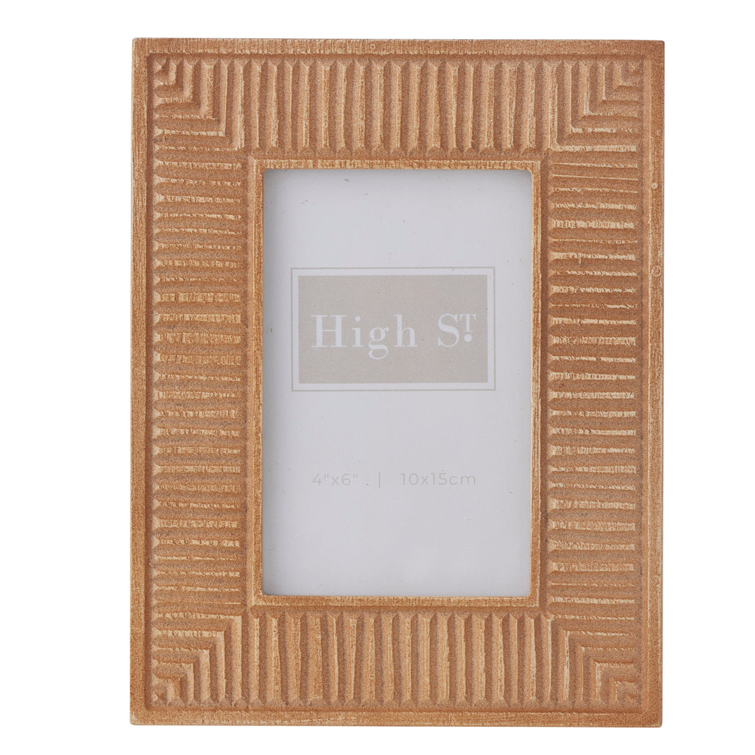 Willow &amp; Silk Linear 4x6 Photoframe 17*1.5*22cm