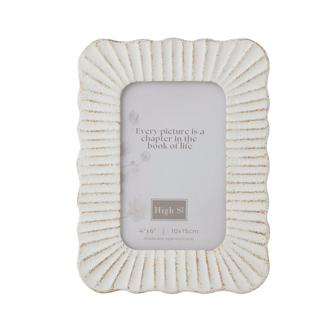 Willow &amp; Silk Sophia Photoframe 4x6 15.5x1.5x20.5cm