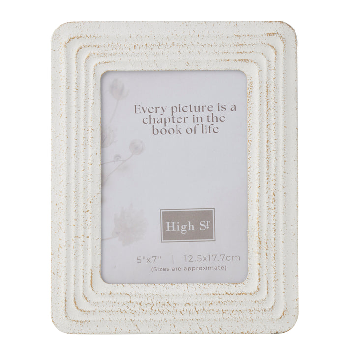 Willow &amp; Silk Willow Distressed 5x7 Photoframe 19x1.5x24cm