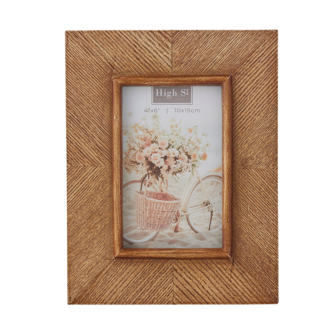 Willow &amp; Silk Georgia 4x6 Wooden Photoframe 16.5x1.5x2