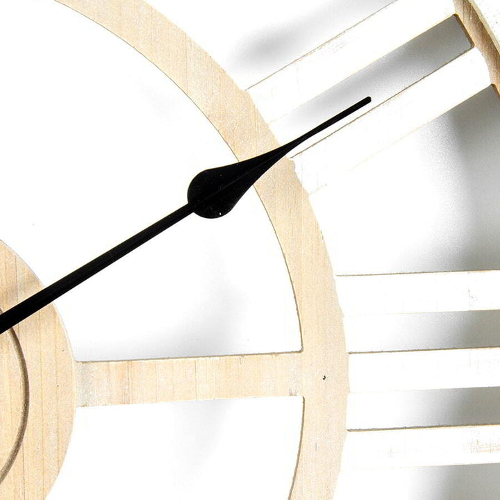Willow &amp; Silk 70 cm Antique White Hamptons Wall Clock