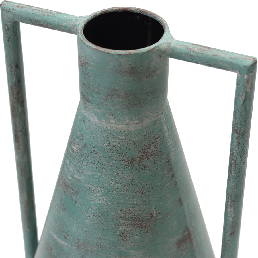 Willow &amp; Silk Tall Aqua Urn Decorative Pot Ornament