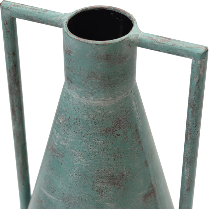 Willow &amp; Silk Tall Aqua Urn Decorative Pot Ornament