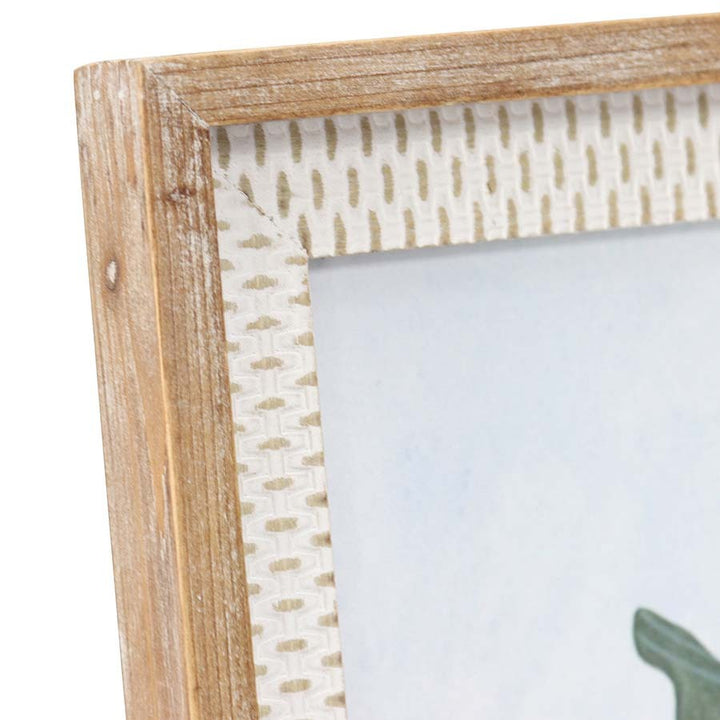 Willow &amp; Silk Wooden Framed 51cm Pothos Plant Wall Art