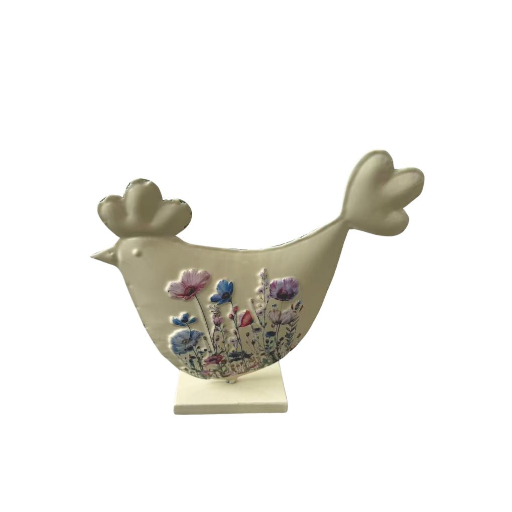 Willow &amp; Silk Fleur Hen 25x6x22