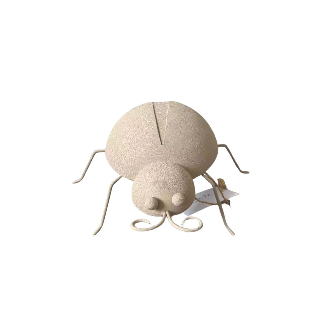 Willow &amp; Silk Taupe Ladybug Small 20x9.5