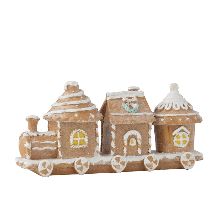 Willow &amp; Silk Ginger bread Train Décor