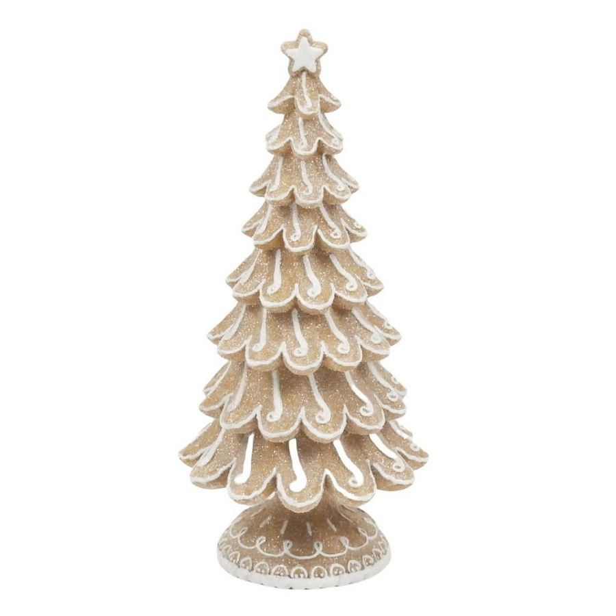 Willow &amp; Silk Large Ginger bread  Tree Decor