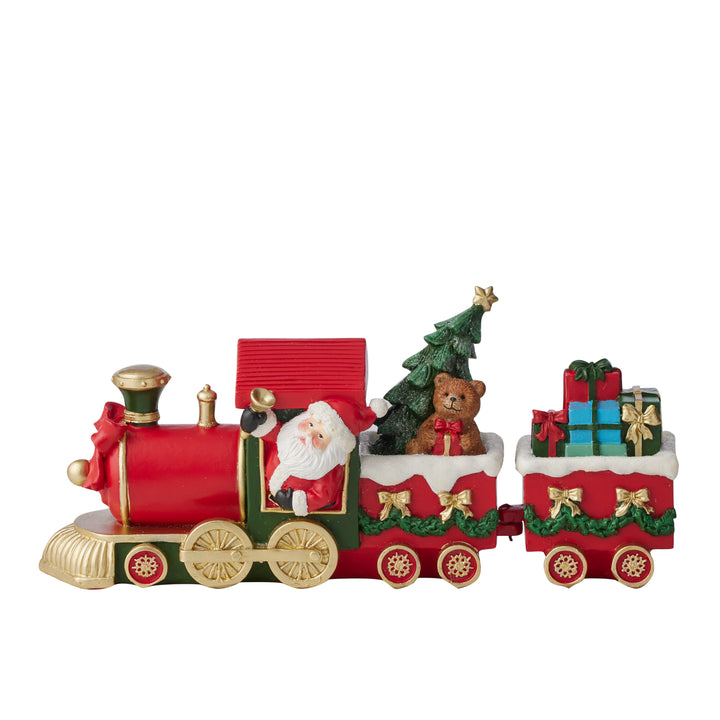 Willow &amp; Silk Santa Train Décor - 34.00*10.80*15.20