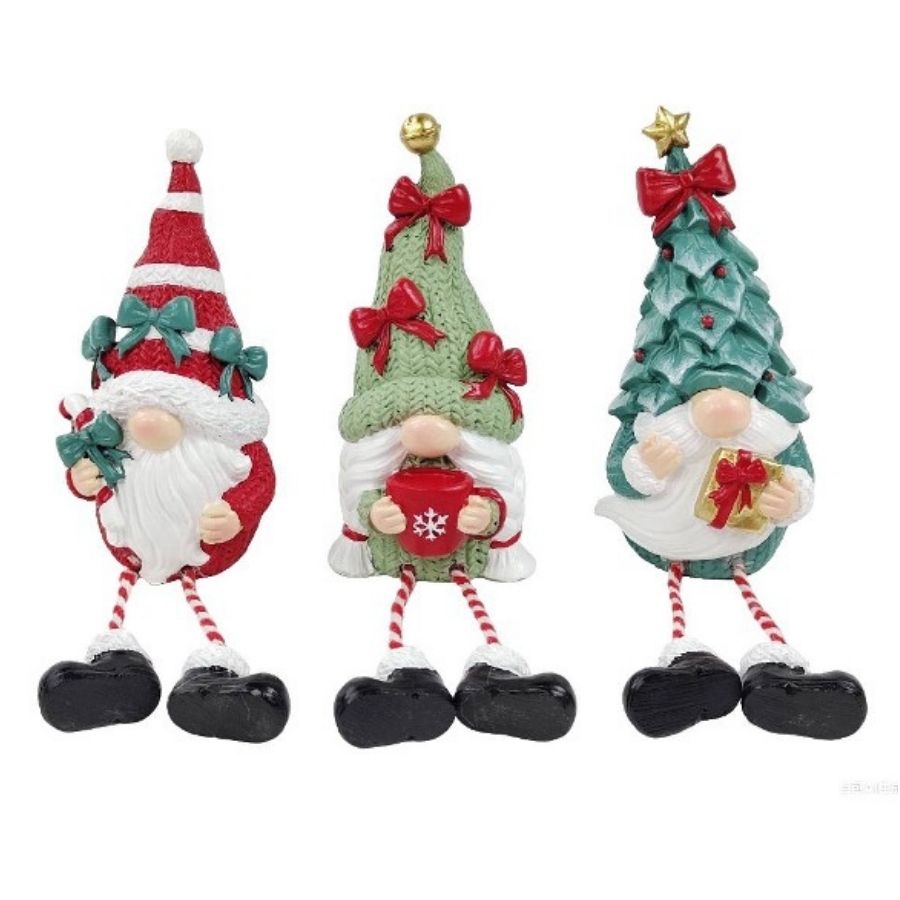 Willow &amp; Silk Gnome Shelf Sitter-3asst  - 5.70*4.80*19.00