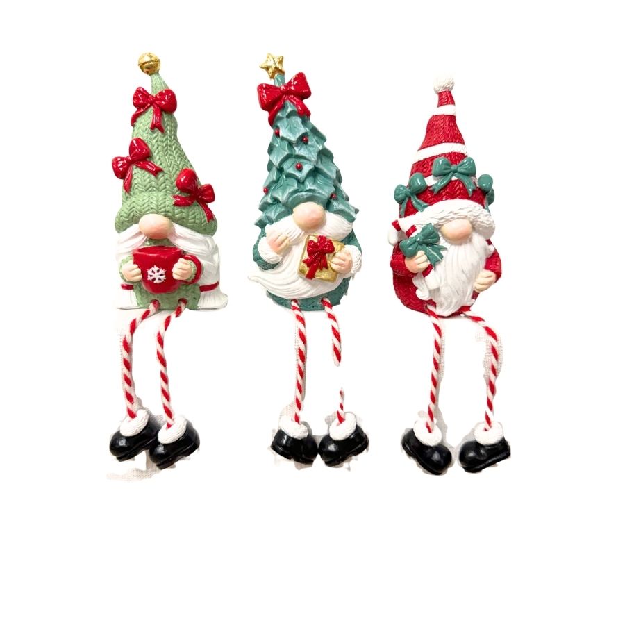 Willow &amp; Silk Gnome Shelf Sitter-3asst  - 5.70*4.80*19.00