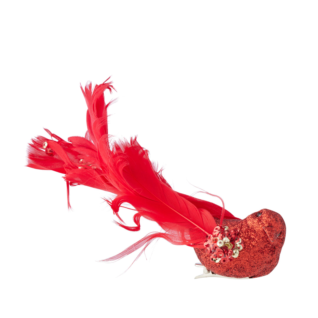 Willow &amp; Silk Red Xmas Bird