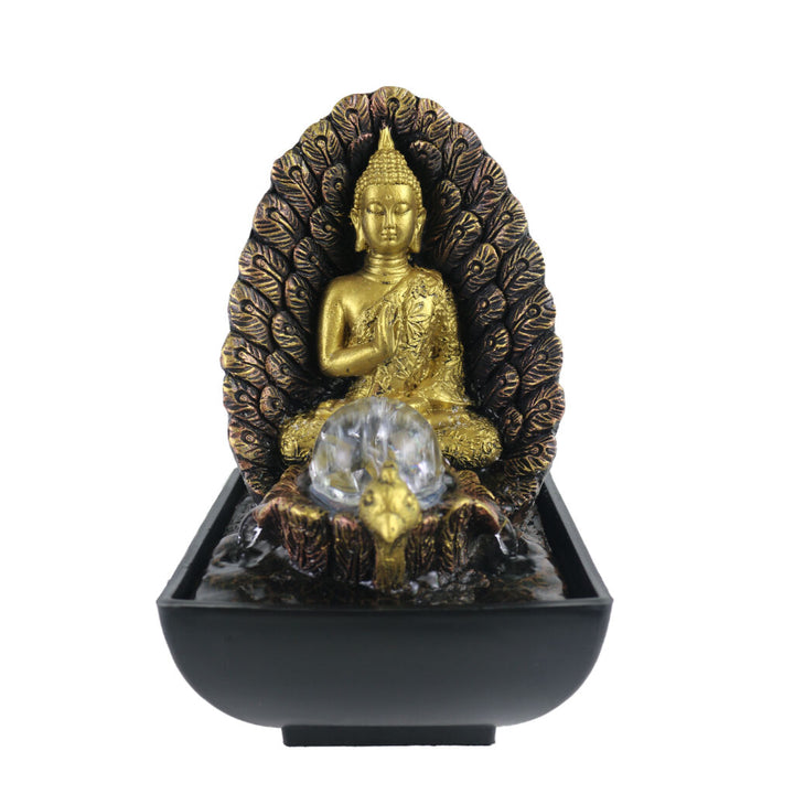 Willow &amp; Silk Water Feature Fountain Thai Aura 13x13x18cm